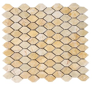 Mosaico de Mármol Amarillo Limón Pulido Moderno Amalfi de 8mm de Grosor, Resistente al Agua, Ecológico, 5 Años de Garantía, para Paredes Interiores Hastone - Product Image 5