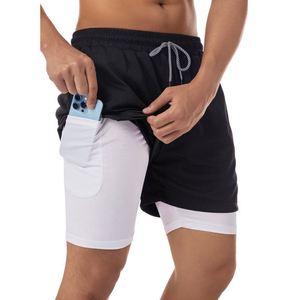 Pantalones Cortos de Entrenamiento Profesionales para Hombre, de Secado Rápido, Tejido que Absorbe la Humedad, con Bolsillos con Cremallera, Personalización de Marca - Product Image 6