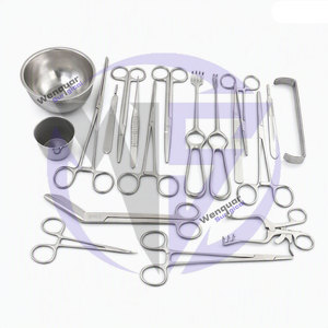 Ensemble d'instruments chirurgicaux pour réduction mammaire, 53 pièces, chirurgie plastique, réutilisable, en acier inoxydable - Product Image 1