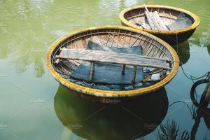 Coracle de Bambú Natural Hecho a Mano en Vietnam, Bote Tejido para Decoración de Festivales en la Playa, Exhibición en Resorts Costeros, Fiestas y Eventos al Aire Libre - Product Image 3