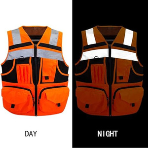 Wholesale Hi Vis Vest Green Surveyor Safety Vest <b>Reflective</b> Work Security <b>Running</b> Safety Vest uploaded by Dress Sports - Product Image 3