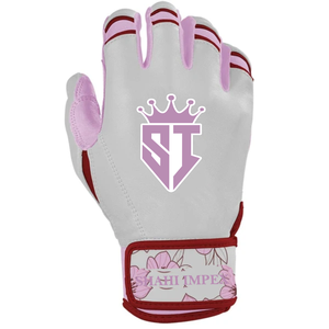 Guantes de Bateo Shahi Impex Blancos y Rosas de Cuero Sintético para Edición Limitada de Calidad Premium 100% Cuero CABRETTA PARA BÉISBOL - Product Image 4