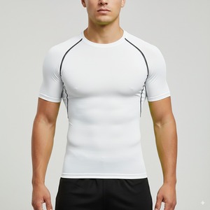 <b>Men</b>’s <b>Compression</b> <b>Shirt</b> <b>for</b> Workout and Gym Athletic Performance Fit Training <b>Shirt</b> <b>for</b> Running Fitness Sports Exercise - Product Image 5