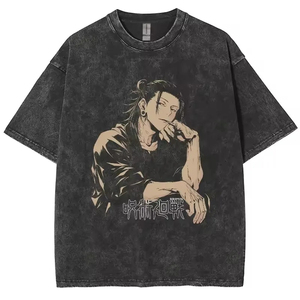 เสื้อยืดคอตตอนขนาดใหญ่พิเศษคุณภาพสูง ลายกราฟิกปลาญี่ปุ่น ออกแบบเองได้ ผู้ผลิตเสื้อผ้าสตรีทแวร์ - Product Image 2