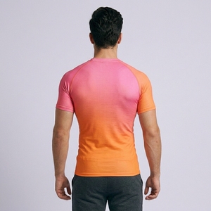 Custom Athletic Training <b>Compression</b> <b>Shirt</b> <b>Men</b> Half Sleeve Performance Fitness Activewear Clothing - Product Image 2