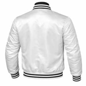 Chaqueta Varsity de Satén Personalizada Premium, Sin Marca, Estilo Béisbol, Dorado y Amarillo, Dos Tonos, Dos Mangas, Sublimación - Product Image 6