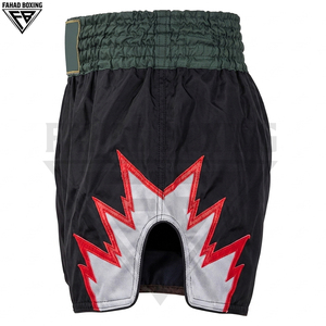 Pantalones Cortos de Muay Thai Personalizados 2026 para Adultos, Profesionales, para Entrenamiento de MMA y Boxeo, con Diseño de Rayo, OEM/ODM Disponible - Product Image 3