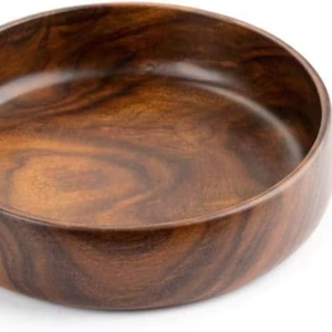 Ensaladera de Bambú, Ensaladera de Bambú Natural Antigua con Laca, Ensaladera de Madera de Bambú de Color - Product Image 1