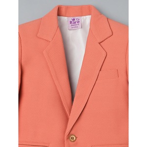 เสื้อเบลเซอร์เด็กผู้ชายสีพีชแบบมีลาย - Product Image 3