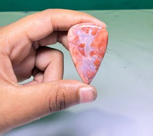 Cabochon en Agate Coton Naturel de Haute Qualité, Pierre Précieuse en Vrac pour la Fabrication de Bijoux - Product Image 2