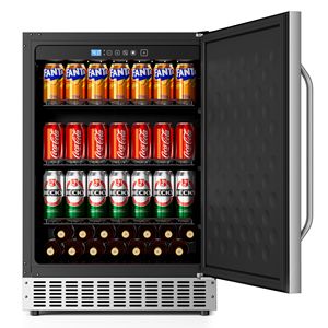 Frigorifero Monoporta in Acciaio Inossidabile per Conservazione di Vino e Bevande - Product Image 4