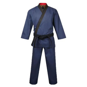 Uniforme con Cinturón Negro y Pantalones 100% Algodón Transpirable para Artes Marciales para Niños, Corte Regular - Product Image 1