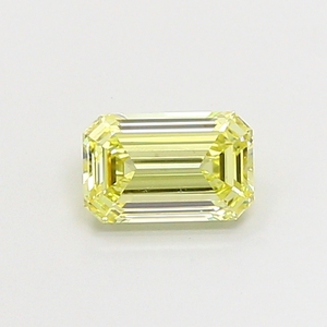 Certified Fancy intense Yellow Sparkling Luxury Fine Jewelry Stone Radiant Cushion Cut CVD Lab Grown Diamond Loose Gemstone - Product Image 1