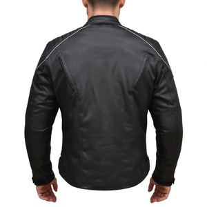 Veste de moto pour homme en Cordura, veste de motard protectrice, vêtement de sécurité pour la course à moto - Product Image 2