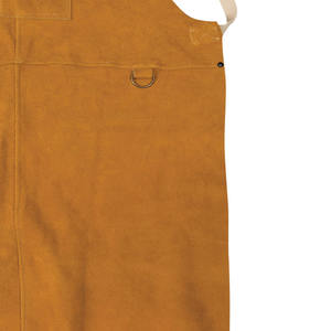 Delantal de cuero profesional para soldadura, corte y tareas de taller industrial. Delantal de cuero resistente para soldar. - Product Image 3