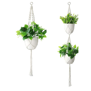 Luxury Space <b>Plant</b> Hangers Indoor Outdoor Hanging Planter <b>Basket</b> <b>Plant</b> Holders Decorative Macrame Hangers Home Decor - Product Image 2