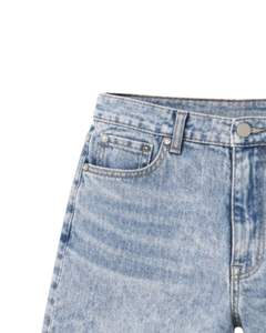 Manufacturer Customized Grey Denim <b>Shorts</b> For <b>Men</b> Solid Wash Jean <b>Shorts</b> Regular Fit Casual Summer Streetwear Daily Wear - Product Image 2