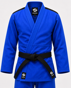 Kimono de judo GENTEEL bleu 100% coton unisexe pour adulte, uniforme de judo durable et respirant, tissu 360g, séchage rapide, coupe ample - Product Image 5