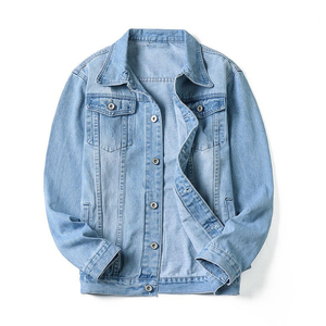 Chaqueta vaquera personalizada para hombre, etiqueta privada, denim crudo, corte holgado para marcas de ropa urbana, venta al por mayor. - Product Image 4