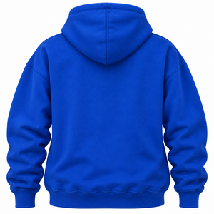 เสื้อฮู้ดสีเหลืองทอง Sigma Gamma Rho พร้อมดีไซน์ตัวอักษรกรีกแบบนูนสีน้ำเงิน มีเชือกผูกที่ฮู้ดและกระเป๋าแบบจิงโจ้ สำหรับเครื่องแต่งกายชมรมนักศึกษา - Product Image 4