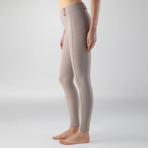 High Demand Women Horse Riding Breeches High Waist Full Seat Breathable Four Season Spandex Nylon Leggings OEM Factory - Product Image 3