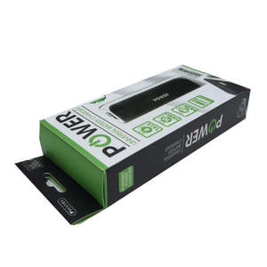 Boîte en carton recyclable avec fermeture magnétique et fenêtre en PVC pour emballage de produits bancaires, impression quadricolore - Product Image 2