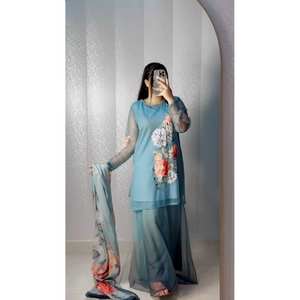 Conjunto de Ropa Regional de Lujo con Estampado Digital y Trabajo Artesanal Real en Khatali - Product Image 4