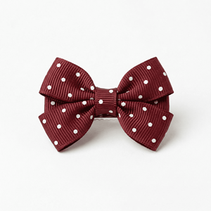 Wholesale 6mm Burgundy White Polka Dot Grosgrain <b>Ribbon</b> for Hair Accessories Handmade Crafts Packaging Decor Decorative Wrapping - Product Image 4