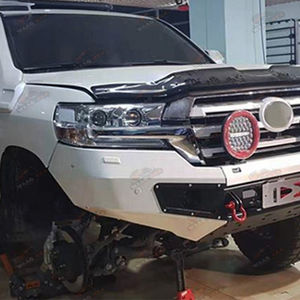 สำหรับรถแลนด์ครุยเซอร์ LC200 รถกระบะ 4x4 อุปกรณ์เสริมกันชนหน้าอะลูมิเนียมสีดำ โฟม 5 ชุด กันชนหน้า LC 200 - Product Image 5