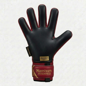 ถุงมือผู้รักษาประตู USA Australia คุณภาพพรีเมียม ดีไซน์สปอร์ต สำหรับนักฟุตบอลมืออาชีพ กันลื่น ระบายอากาศได้ดี สายรัดข้อมือปรับได้ - Product Image 3