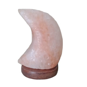 Decorative Lighting with Personalized Branding Factory Direct Best Selling Himalayan <b>Moon</b> Salt Lamp Handcrafted Natural <b>Crystal</b> - Product Image 1