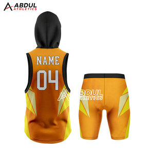 Ensemble complet d'uniformes de flag football premium, maillot et short en polyester à séchage rapide, coupe confortable, couleurs d'équipe, design personnalisé - Product Image 2