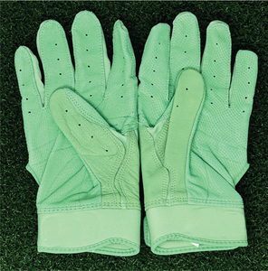 Full Finger PU <b>Gloves</b> White Blue Hook And Loop Closure Non Slip Unisex Outdoor All Seasons - Product Image 4