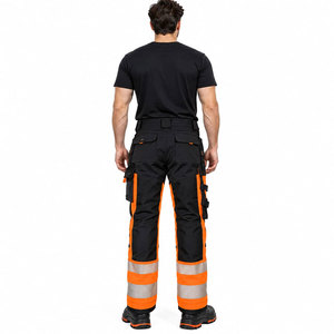 Pantalones de Trabajo Personalizados de Alta Visibilidad, Impermeables, Multibolsillos, Reflectantes, Transpirables, de Algodón de Alta Calidad y Seguridad Óptima - Product Image 4