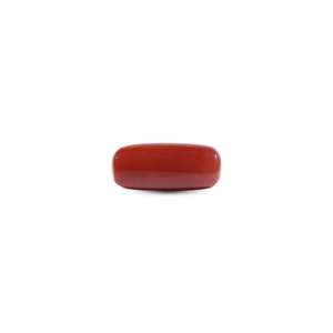 Loose 7.95 Carat Handcrafted Red Coral Oval Cut Gemstone for Fine Jewelry - Product Image 2