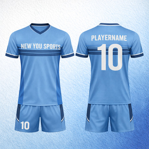 ชุดฟุตบอลแบบซับลิเมชั่นพร้อมกางเกงขาสั้น  พร้อมชื่อทีมและหมายเลขผู้เล่น - Product Image 1