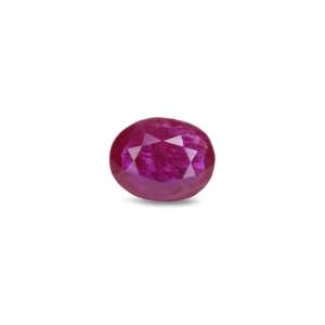 Natural Burmese Ruby Loose Gemstone 2.38 Carat Certified Trillion Cut Smooth Wholesale - Product Image 1