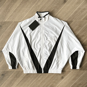 Survêtement coupe-vent vintage en nylon et polyester à sublimation, deux pièces, avec logo personnalisé OEM, couleur personnalisée, pour homme - Product Image 1