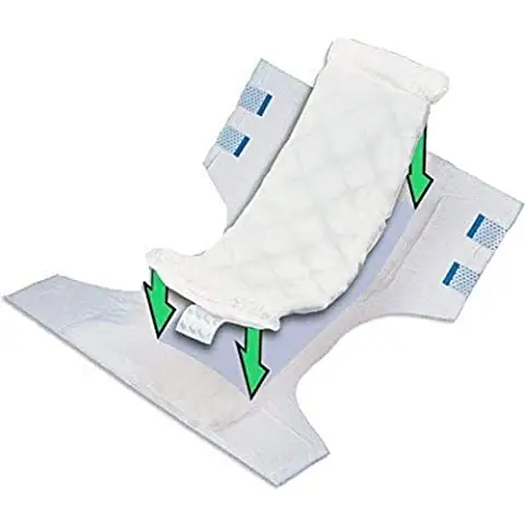 Commande par lots d'inserts de couches OEM ODM avec protection anti-fuite écologique à base de coton élastique biodégradable