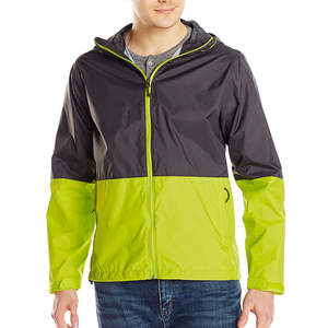 Veste coupe-vent en toile enduite pour homme, col montant, imperméable, légère, protection extérieure, service OEM personnalisé - Product Image 6
