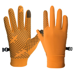Wholesale Yellow Full Finger Cycling <b>Gloves</b> With Non-Slip Grip Adjustable Wrist Strap Waterproof <b>Touchscreen</b> Unisex - Product Image 3