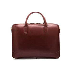 Sac pour ordinateur portable en cuir pour homme, cuir de vache véritable de haute qualité, avec bandoulière, sac pour ordinateur portable avec logo personnalisé - Product Image 2