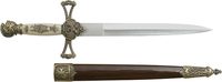 Vente en gros OEM - Mini épée artisanale en acier inoxydable de 13,5 pouces, design traditionnel, objet de collection, décoration de salon LARP