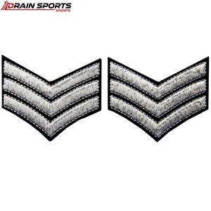 Écussons de grade uniforme brodés Merrow longue durée, meilleur design, écussons de grade uniforme brodés - Product Image 2