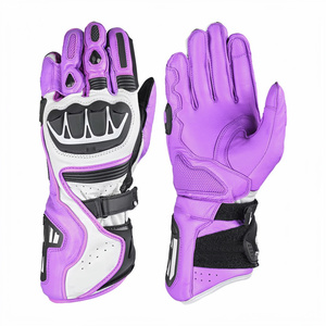 Gants de moto en cuir pour hommes, anti-chute, pour motocross, moto, motard, course, écran tactile, protection - Product Image 1