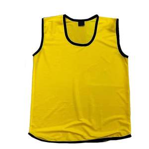 Maillots d'entraînement de football en tissu mesh 100% uni pour adultes, haute qualité, respirants, pour l'équipe. - Product Image 2