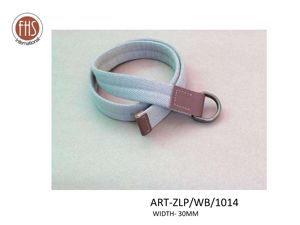 Ceinture unisexe FHS WB212201 en tissu polyester tressé de 35 mm, élastique, de qualité supérieure, avec boucle en alliage personnalisée, en cuir véritable, tendance - Product Image 4