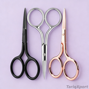 High-quality Mini Eyelash Eyebrow <b>Scissors</b> Beauty Tools Sharp Blade Tip Ceramic Handle Nose Moustache <b>Beard</b> Facial Hair - Product Image 4