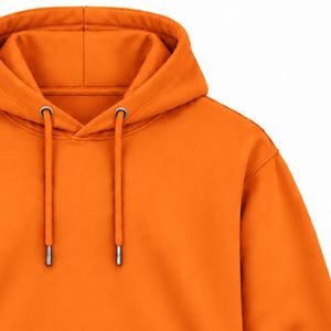 <b>Men</b> <b>Orange</b> Pullover <b>Hoodie</b> Plain Long Sleeve Casual Sweatshirt Custom Logo Streetwear Sportswear Gym Top Shoukat Apparel Manuf - Product Image 4