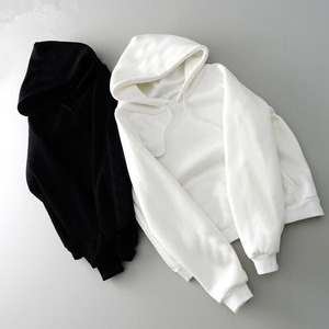 Sweat à capuche pour femme en molleton de coton, doublé, à carreaux brodés, grande taille, respirant et écologique - Product Image 1